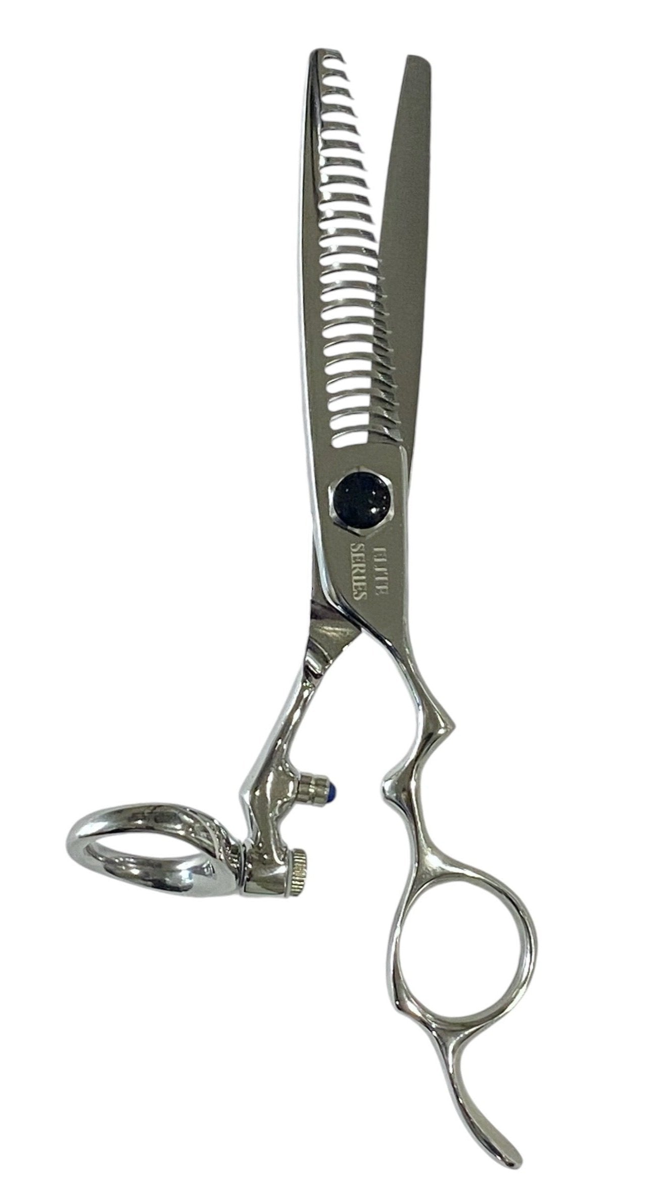SHEARPOLICE® ELITE ERGO TEXTURE 22 ROTATION Professional Hair Cutting and Texturizing Shear (Japanese Steel)