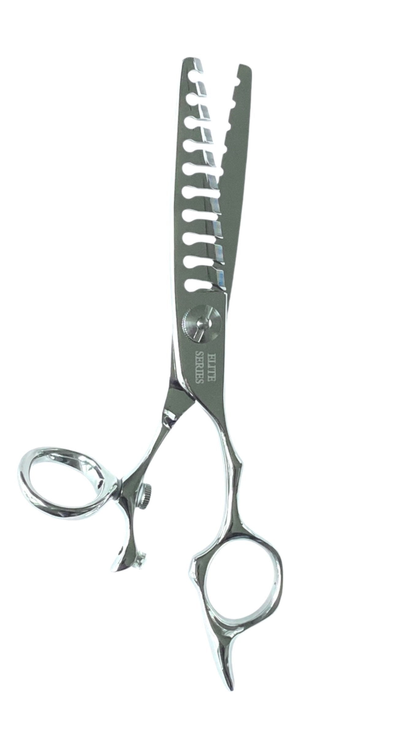 SHEARPOLICE® ELITE TEXTURE 10 ROTATION OR STR8 HANDLESHEARPOLICE® ELITE 6.0” ROTATION OR STR8 6.0” Professional Hair Cutting Texturizing Shear (Japanese Steel)