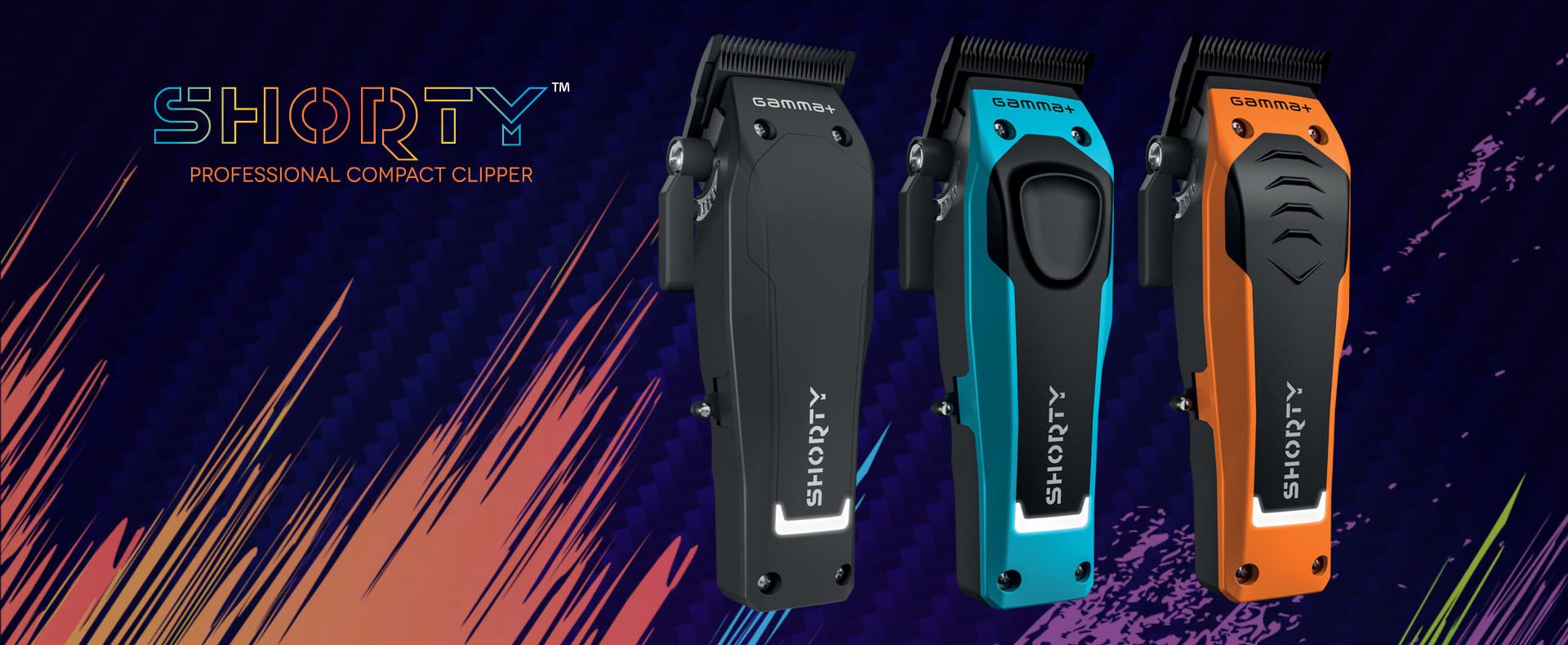 GAMMA + Shorty Clipper - Professional Cordless Hair Clipper with EON Digital Motor