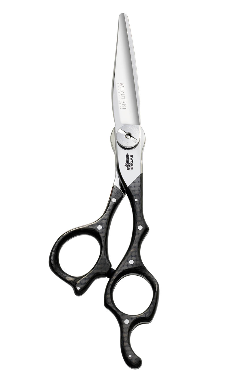 MIZUTANI SWORD CARBON HANDLE HAIRCUTTING SHEAR