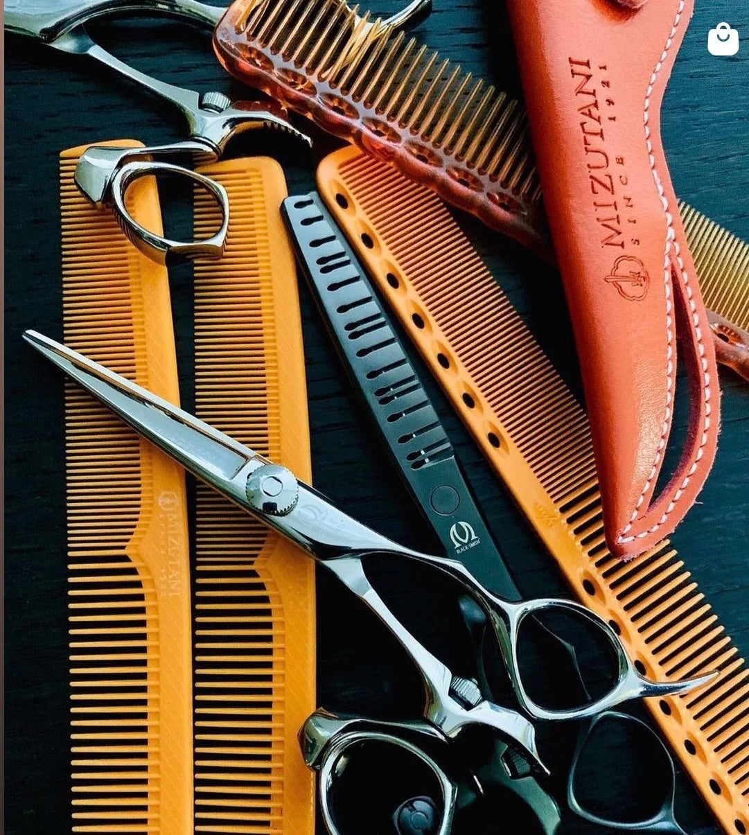 Professional barber shears in SHEARPOLICE collection