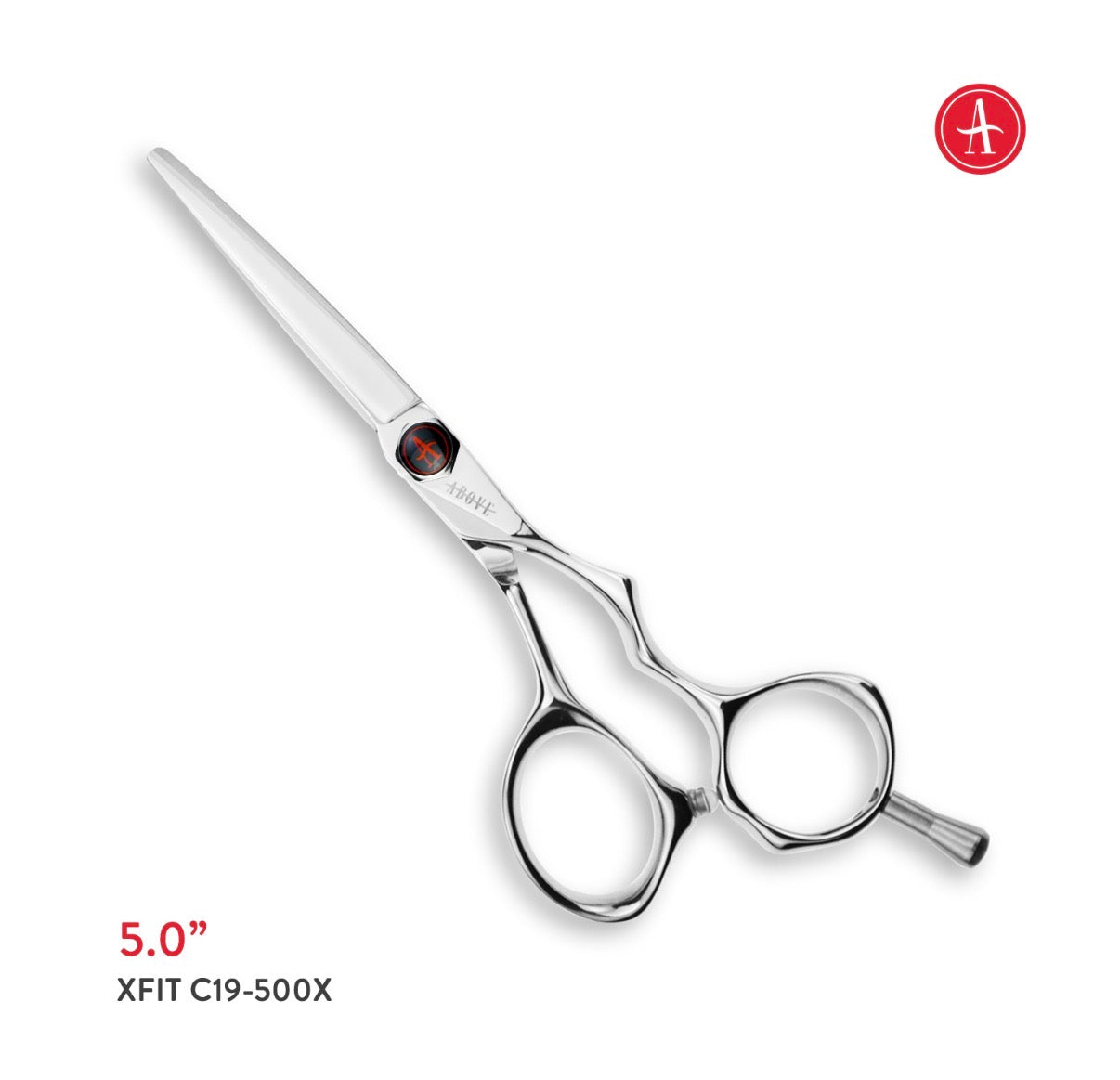 ABOVE New X Fit Professional Haircutting Shears 5.0