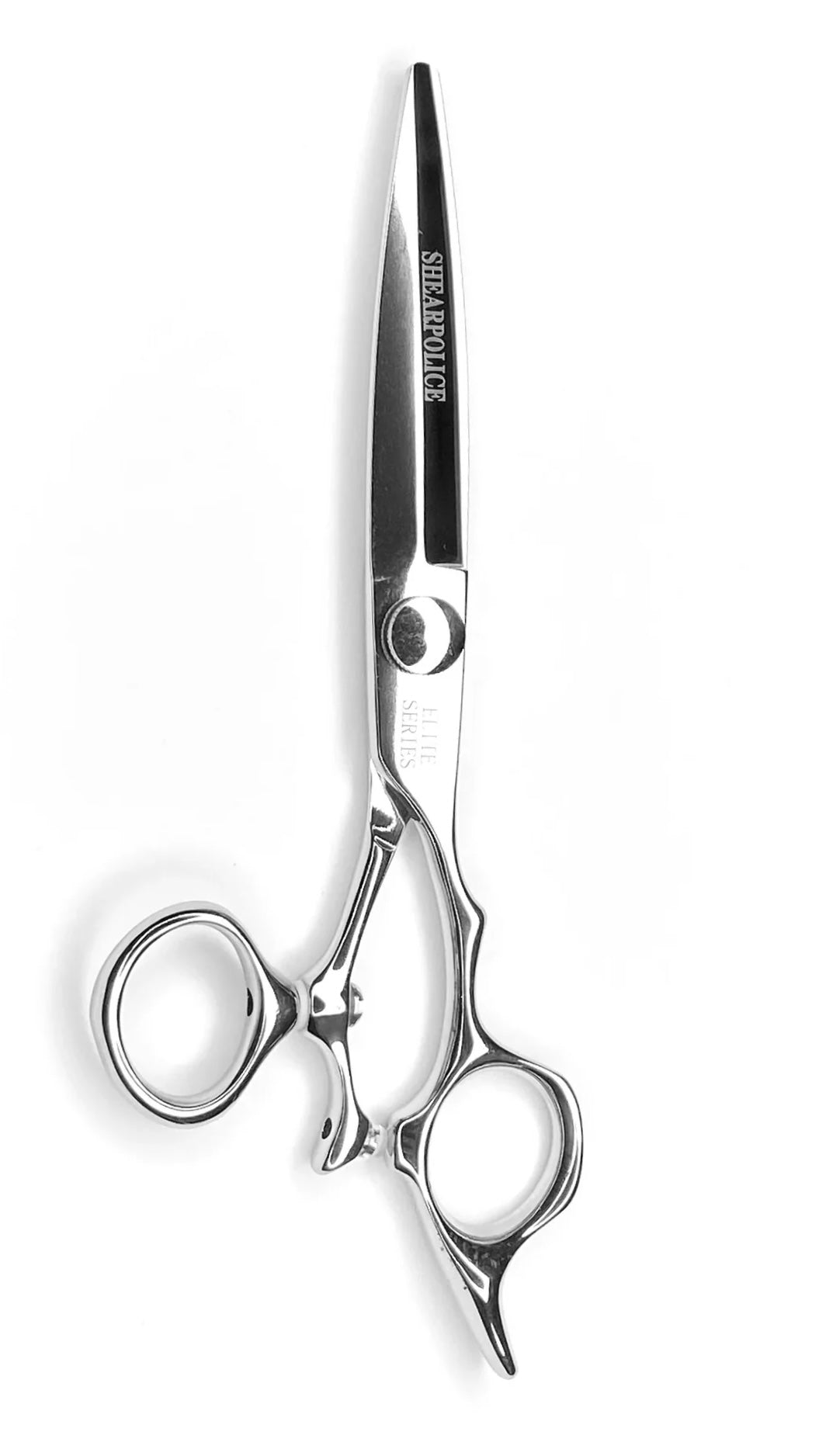 SHEARPOLICE® ELITE ERGO SLIDE ROTATION Ergonomically Correct Professional Slide Cutting Hair Cutting Shear (Japanese Steel)
