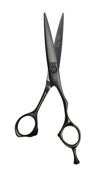 MIZUTANI STEPHEN MOODY Satin Black & Satin Silver Hair Cutting Shear