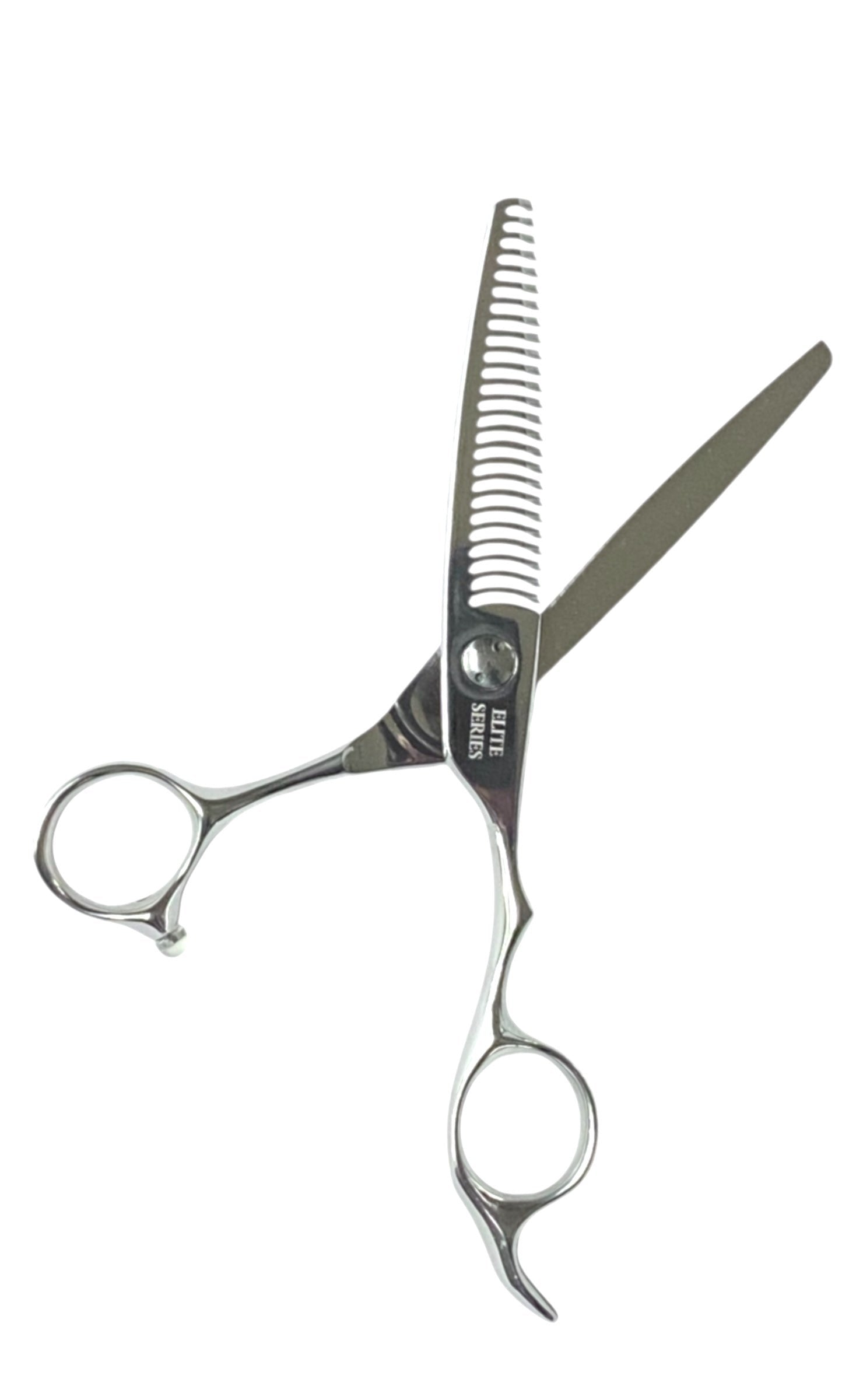 SHEARPOLICE® ELITE TEXTURE 25 ROTATION OR STR8 HANDLEProfessional Hair Cutting & Texturizing Shear (Japanese Steel)