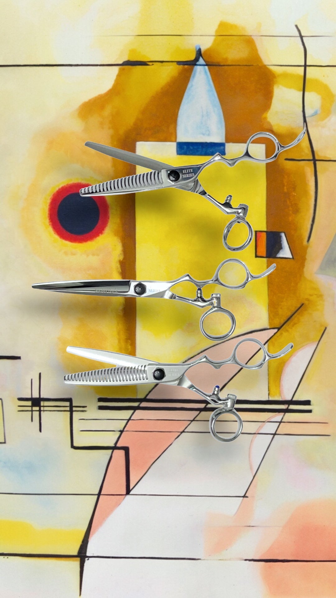 SHEARPOLICE® ELITE ERGO SET OF 3 SHEARS