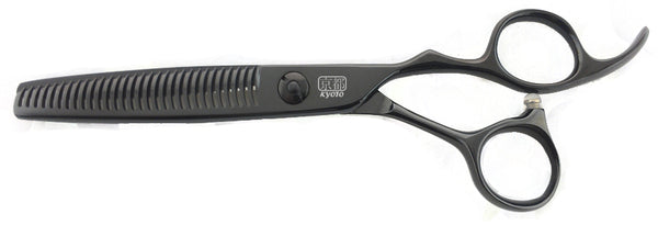 Kyoto GT Black 6" 30 Teeth Texturizing Haircutting Shear